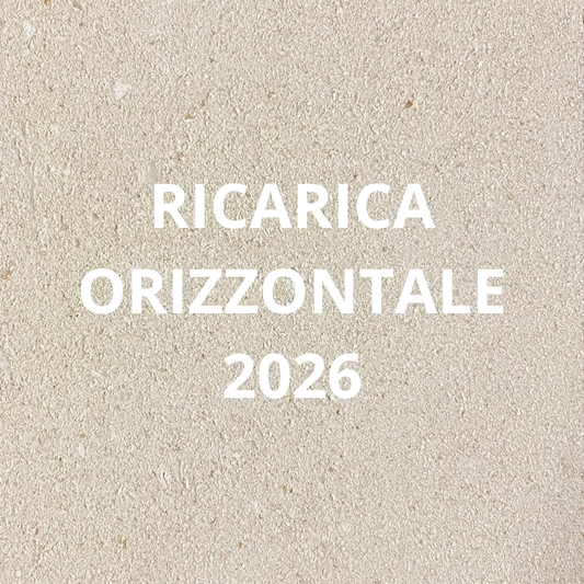Ricarica 2026 calendario orizzontale