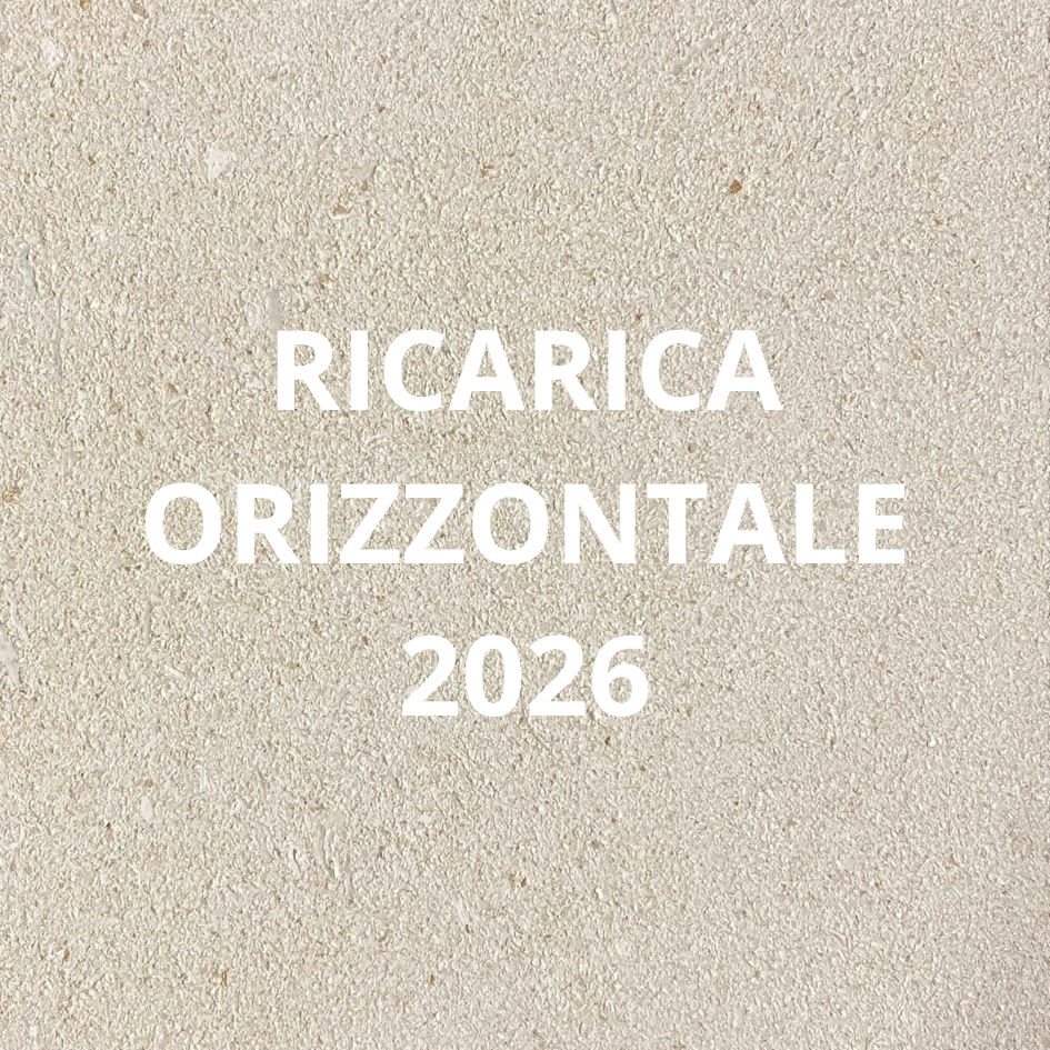 Ricarica 2026 calendario orizzontale